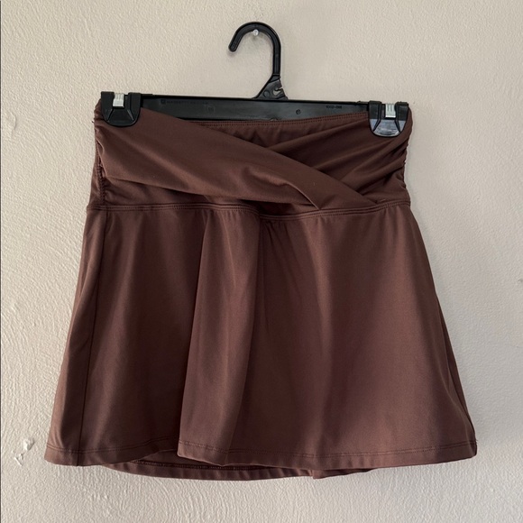 Yogalicious Pants - Yogalicious Lux crosstown Brown cross wait Skort small